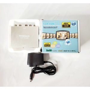 HDMI UHD 4K x 2K  3D Metal Box  HDCP  ROHS Compliant 4K HDR w Power adapter  NEW